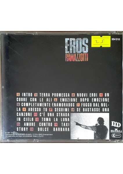 Eros Ramazzotti – Eros Inconcert CD fiyatları