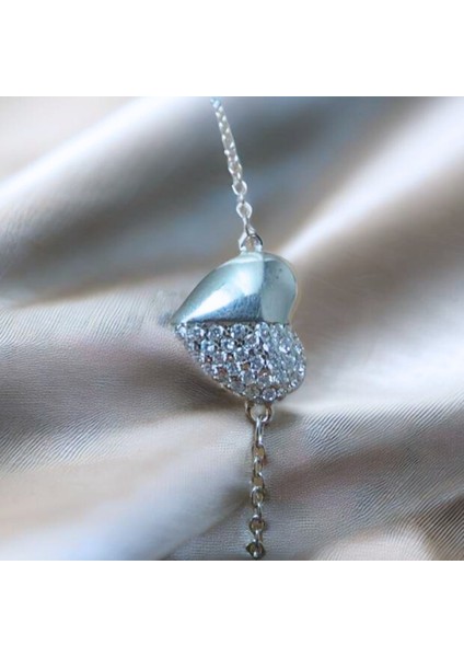 Kalp 925 Ayar Gümüş Bileklik fiyatları