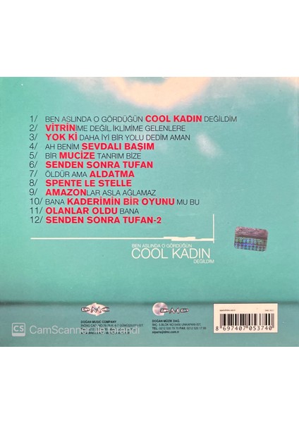 Ajda Pekkan - Ben Aslında O Gördüğün Cool Kadın Değilim CD