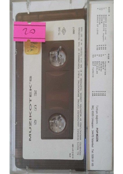 Müzikotek's Sazz Kaset fiyatları