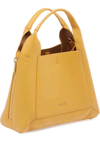 Sarı Hakiki Deri Kadın El Çantası - S24Y1BC80262-L6I fiyatları