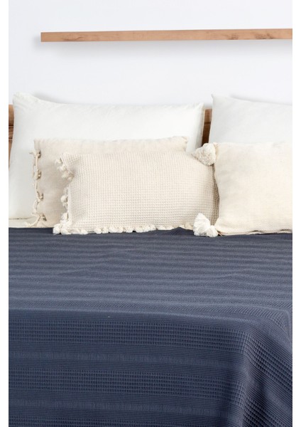 Mylasahome Doğal Pamuk Bordürlü Desenli Çift Kişilik Pike 200 x 220 cm fiyatları