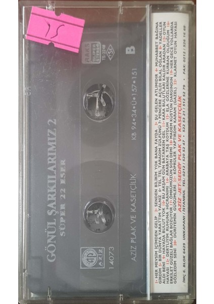 Gönül Şarkıularımız 2 Kaset fiyatları