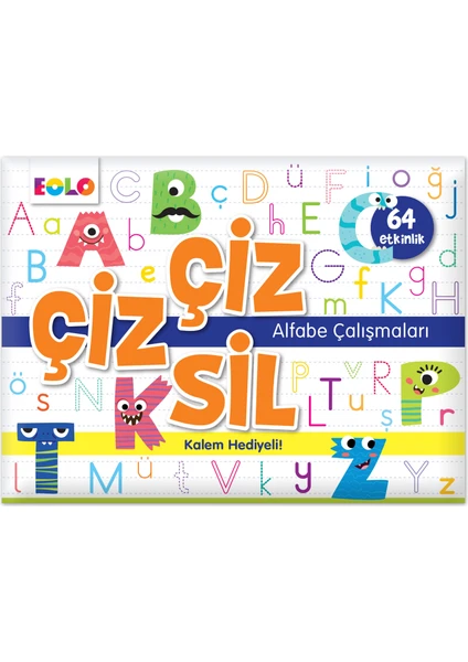 Çiz Çiz Sil Alfabe Çalışmaları - Gözde Akoğlu