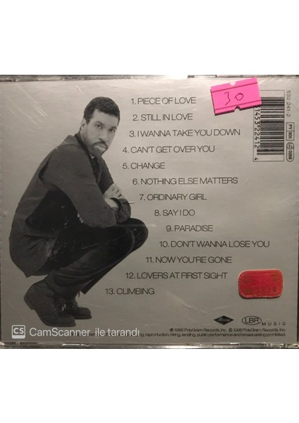 Lionel Richie – Louder Than Words CD