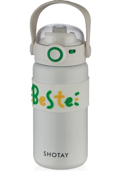 Çelik Matara Çocuk 500ML Beyaz