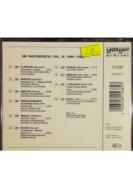 100 Masterpieces Vol.10 (1894 – 1928) CD fiyatları