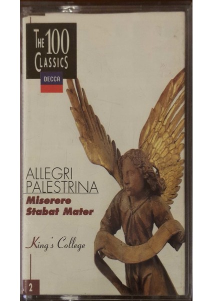 Allegri Palestrina Miserere Stabat Mater King S College 2 Kaset