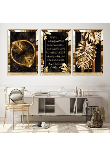 Dini Gold Pleksi Kenar Mdf Tablo