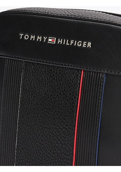 Tommy Hilfiger Erkek Siyah Askılı Çapraz Omuz Çantası