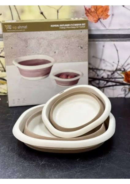 Kumsal Katlanır Badyalı 2 Li Set - 224