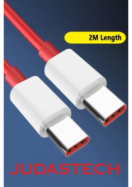 C8 Type-C To Type-C 6A/66W Şarj ve Data Kablosu -2mt