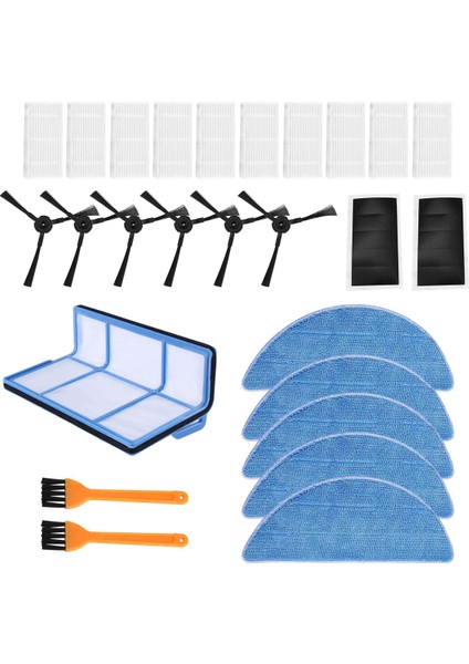 Ilife V5 V5S V3 V3S V5PRO V50 V55 X5 V5S Pro Elektrikli Süpürge Robotu Temizleyici Için Yedek Aksesuarlar Kiti (Yurt Dışından) fiyatları