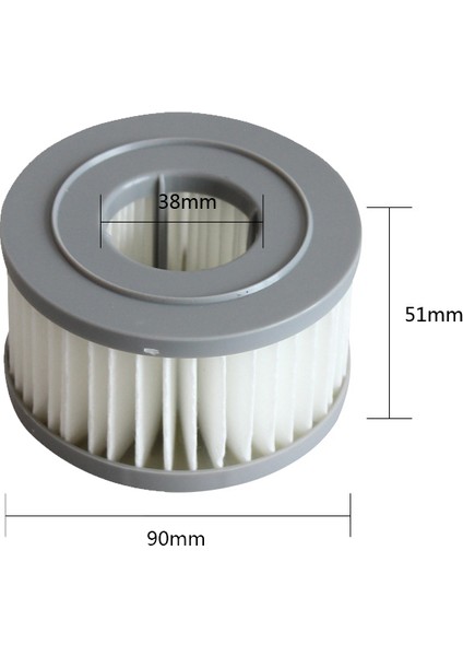 Xiaomi Jımmy JV85/JV85 Pro/h9 Pro El Kablosuz Elektrikli Süpürge Için 4 Adet Hepa Filtre (Yurt Dışından)