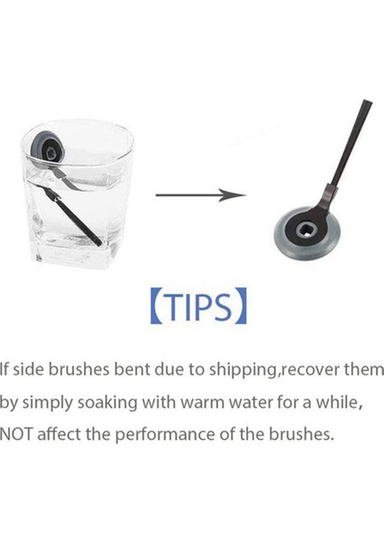 Köpekbalığı Ion Için 8 Adet Yan Fırça R85 S86 R71 RV871 AV752 Robot Süpürge Yedek Parça (Yurt Dışından) indirimleri