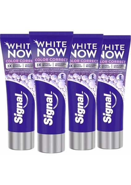White Now Color Correct Diş Macunu 75 ml X4
