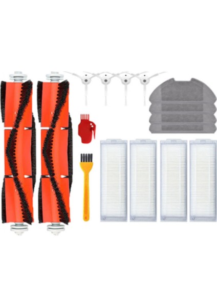 1 Takım Hepa Filtre Xiaomi Mi Robot Vakum Paspas 2 Pro Lite Paspas Bezi Ana Yan Fırça Mijia Elektrikli Süpürge Aksesuarları (Yurt Dışından)