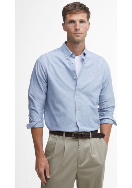 Erkek Oxtown Tailored Gömlek BL14 Dark Chambray