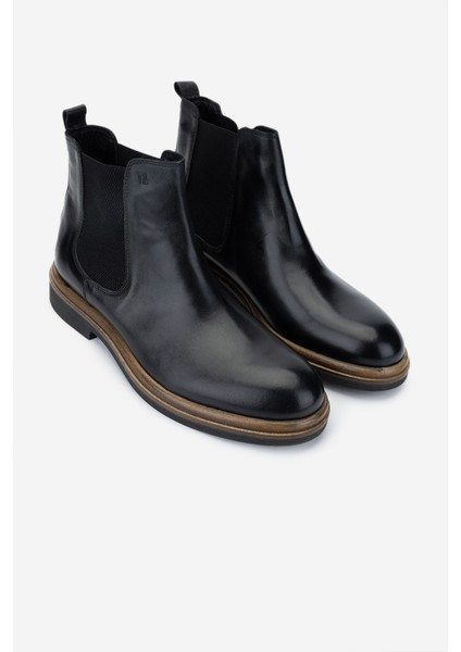 Erkek Deri Siyah Deri Casual Bot 537 3570 Erk Bot SK24-25 Sıyah Dr fiyatları