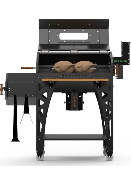 Hot Big Quartz Smoker Mangal Barbekü