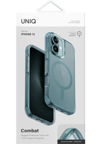 Iphone 16 Kılıf Combat Serisi Üç Katmanlı Magsafe Özellikli (Magclick™) Koruyucu Kılıf fiyatları