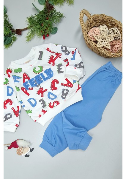 Lry- 2 Ip Mevsime Uygun Mavi Bebek Eşofman Takımı fiyatları