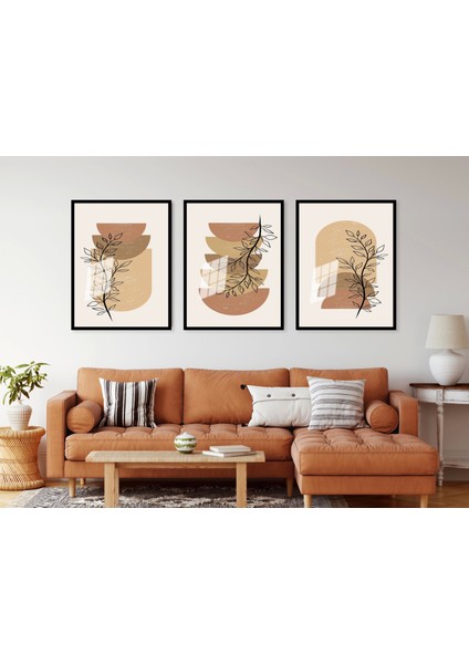 3 Parça Çerçeveli Dekoratif Boho Ahşap Tablo Seti Bestablo fiyatları