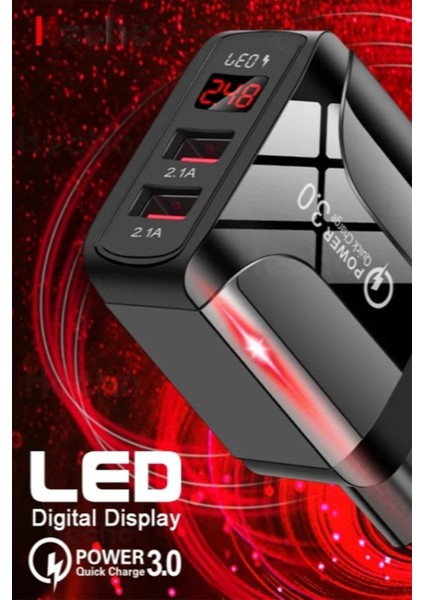 Z2 Led Göstergeli Şarj Adaptörü -2 Port