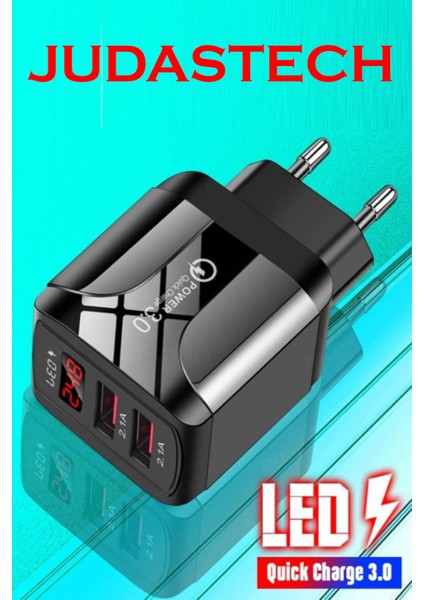 Z2 Led Göstergeli Şarj Adaptörü -2 Port