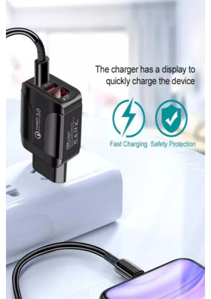 Z2 Led Göstergeli Şarj Adaptörü -2 Port