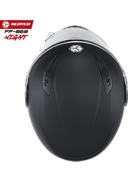 868 Night Çene Açılır Kask
