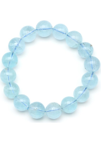 Topaz Doğal Taş Bileklik 13 mm Küre Kesim fiyatları