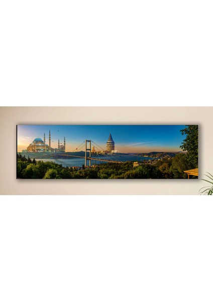 Panaromik Galata Kanvas Tablo Ev Dekoru, Bestablo fiyatları