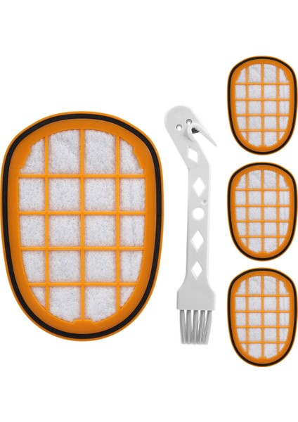 Speedpro Max Aqua El Tipi Elektrikli Süpürge FC6812 FC6813 FC6822 FC5005/01 Yedek Için 4'lü Paket Filtre (Yurt Dışından)