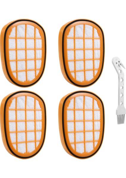 Speedpro Max Aqua El Tipi Elektrikli Süpürge FC6812 FC6813 FC6822 FC5005/01 Yedek Için 4'lü Paket Filtre (Yurt Dışından)