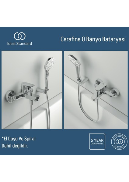 Cerafine O Banyo Bataryası-Chrome