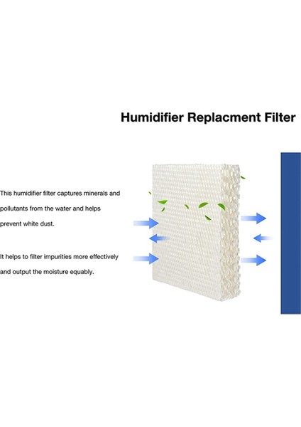 Honeywell Nemlendirici Filtre T HFT600 Fitil Nemlendirici Filtreler HEV615 HEV620 Için 8 Adet Yedek (Yurt Dışından) modelleri