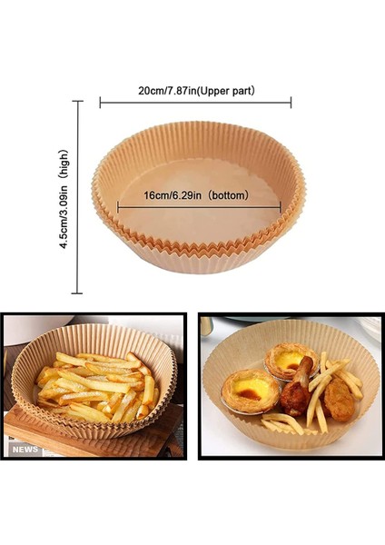 Hava Fritözü Tek Kullanımlık Kağıt Astar, Yapışmaz Hava Fritöz Gömlekleri, Parşömen Kağıdı Yağa Dayanıklı, Pişirme Için Kavurma Mikrodalga (Yurt Dışından) fiyatları