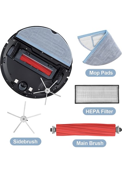 Yedek Ana Fırça Yan Fırça Hepa Filtre Roborock S7 T7S Elektrikli Süpürge Aksesuarları Için Uyumlu (Yurt Dışından) fırsatları