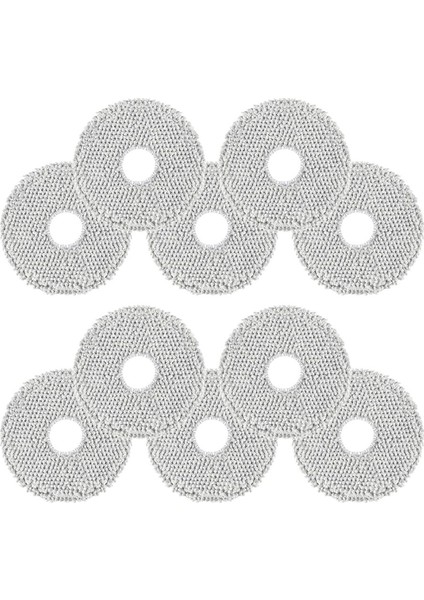 Dreame L10S ULTRA/L10S Pro ULTRA/L20 ULTRA/L10S Pro Ultra Heat/xiaomi X10+ Vakum Robotu Için 10'lu Paket Mop, Yıkanabilir (Yurt Dışından)