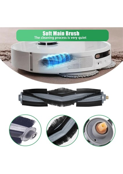 Ecovacs Deebot T20 Omni / T20 /T20 Max /T20 Pro Için Elektrikli Süpürge Aksesuarları, Ana Fırça, Hepa Filtreler, Toz Torbaları (Yurt Dışından) indirimleri
