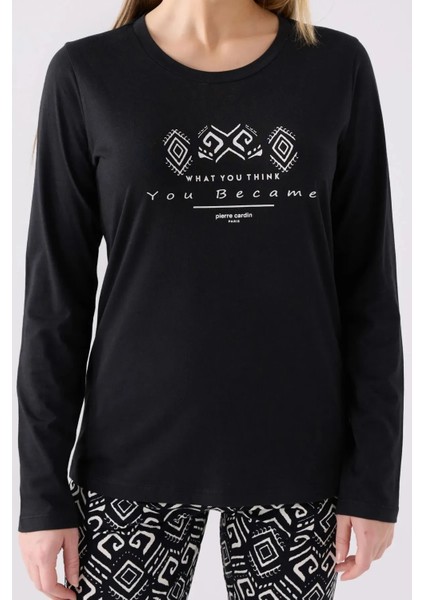 Uzun Kol Kadın Pijama Takım 8869