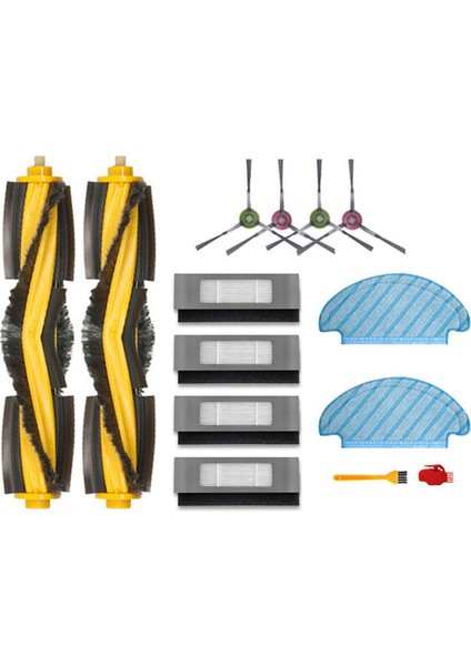 Hepa Filtre Yan Fırça Ana Fırça Paspas Bezleri Ecovacs Deebot T9 Aıvı T8 Aıvı N8 Pro 920 950 Elektrikli Süpürge Için (Yurt Dışından)