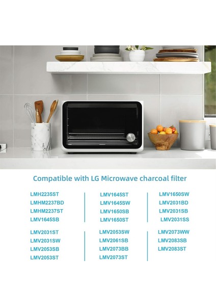 5230W1A003A Mikrodalga Kömür Filtresi Lg Kenmore Mikrodalga Filtresi Için Yedek LMV1650ST LMV1650SW'YI Değiştirir (Yurt Dışından) modelleri