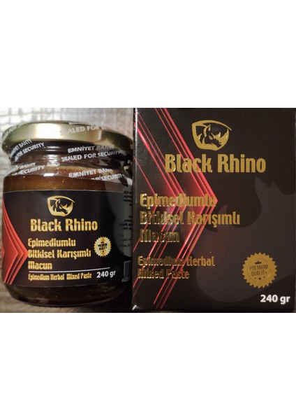 Black Rhino Epimedyumlu Bitkisel Macun 240 gr