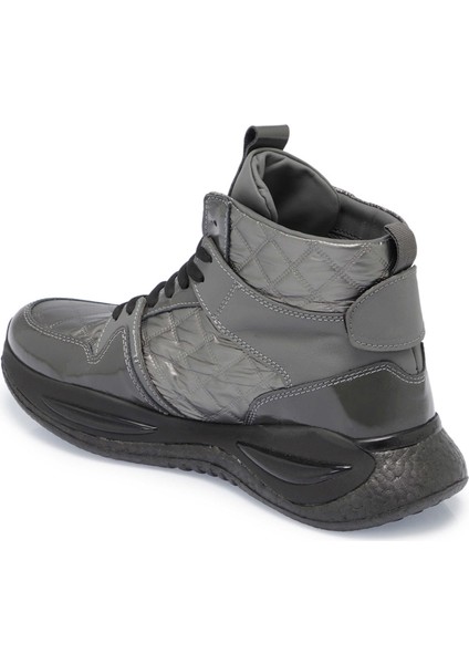 Gri Deri-Tekstil Erkek Casual Bot - E23K1BT56376-S1P fiyatları
