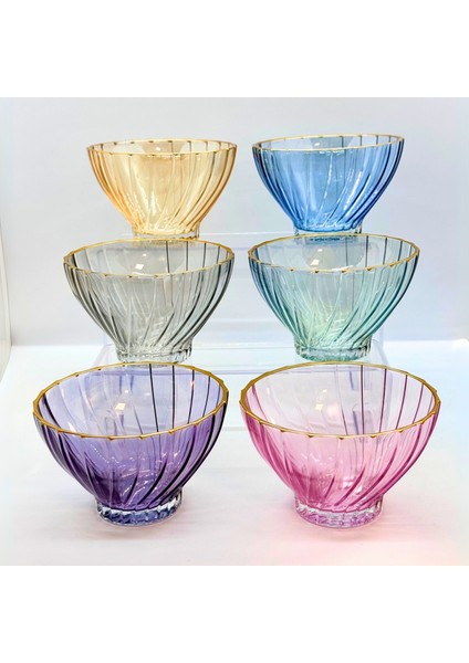 Paşabahçe Bouquet Kase 6 Renk 290 cc