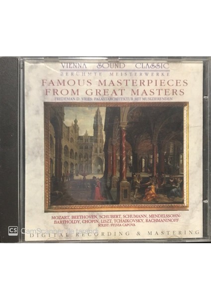Vienna Sound Classic Famous Masterpieces From Great Masters CD