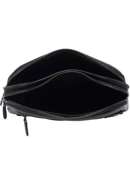 Siyah Deri Erkek El Çantası - S1PC00021488-A6F