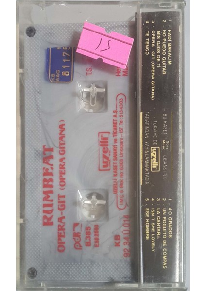 Rumbeat Opera-Git (Opera Gitana) Kaset fiyatları